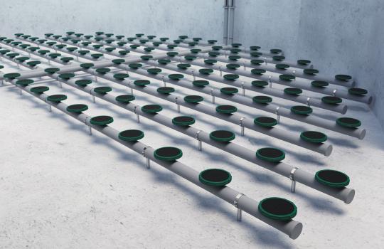 Vast opgestelde installatie (kunststof)